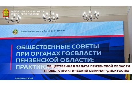 Общественная палата Пензенской области провела практический семинар-дискуссию Общественная палата Пензенской области провела практический семинар-дискуссию