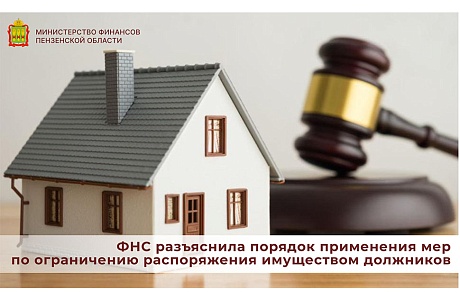 ФНС разъяснила порядок применения мер по ограничению распоряжения имуществом должников