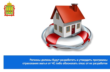 Регионы должны будут разработать и утвердить программы страхования жилья от ЧС либо обосновать отказ от их разработки