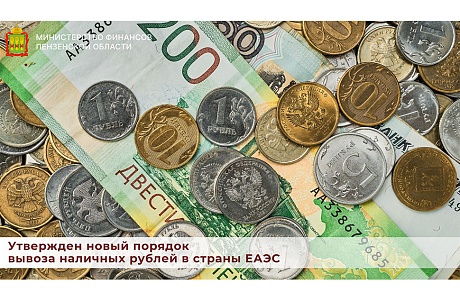 Утвержден новый порядок вывоза наличных рублей в страны ЕАЭС